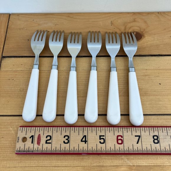 Corelle Rosemarie Cutlery Utensil Flatware Set Plastic Flower Handles 28 piece - Picture 9 of 16